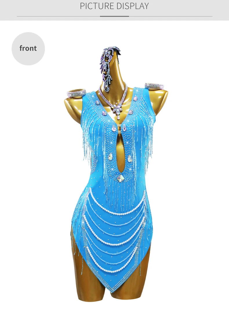 Neue Lateinamerikanische Tanzoutfits Wettbewerbsanzug Elegantes Partykleid 2026 Strass-Kleidung Mädchen Sexy Abend- und Übungskostüme – Detail 7