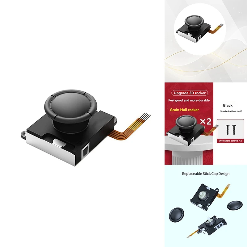 

Hall Effect Joystick Replacement For Joycon No Drifting Electromagnetic Stick For Switch/Switch OLED/Lite Repair