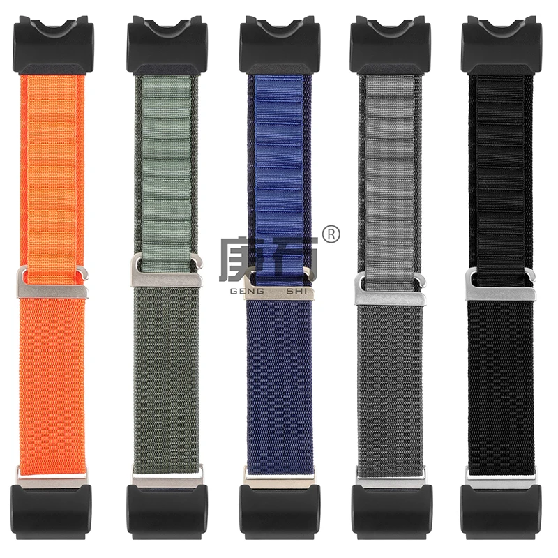 Alpine loop band Nylon Watch Band Strap For Casio GWG-1000 GWG 1000 Men's  watch band