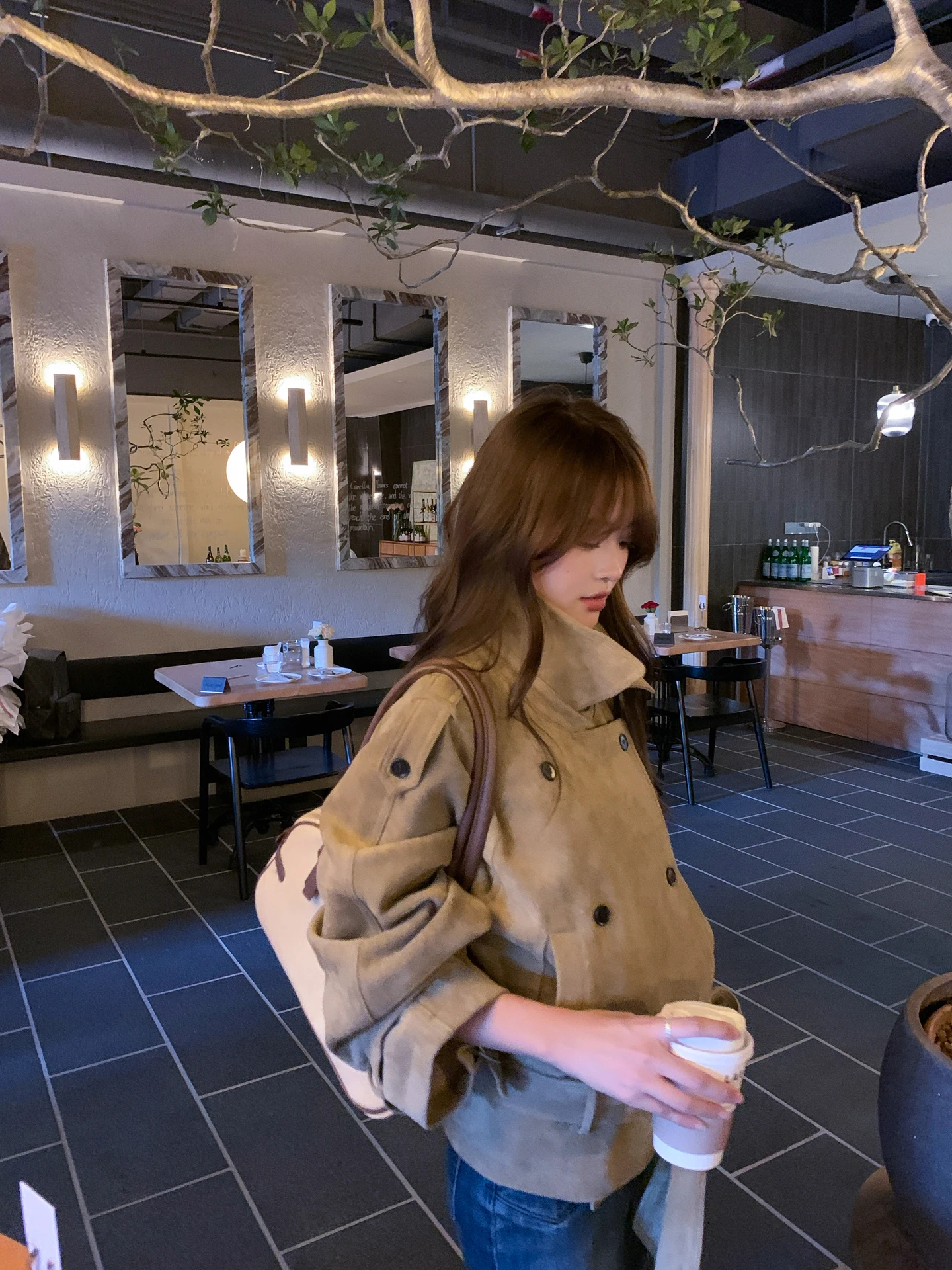 

Замшевый тюнер American Sle Lazy Aosphere, женский осенне-зимний новый тюнер для похудения, топ, сохранение тепла