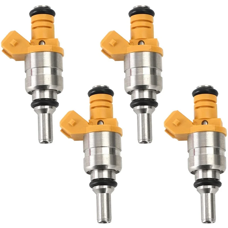 4Pcs Fuel Injector Nozzle Flow Matched Fuel Injector 0K30E13250 for KIA Rio 1.6L 1.5L 2001-2005 0K30E-13250