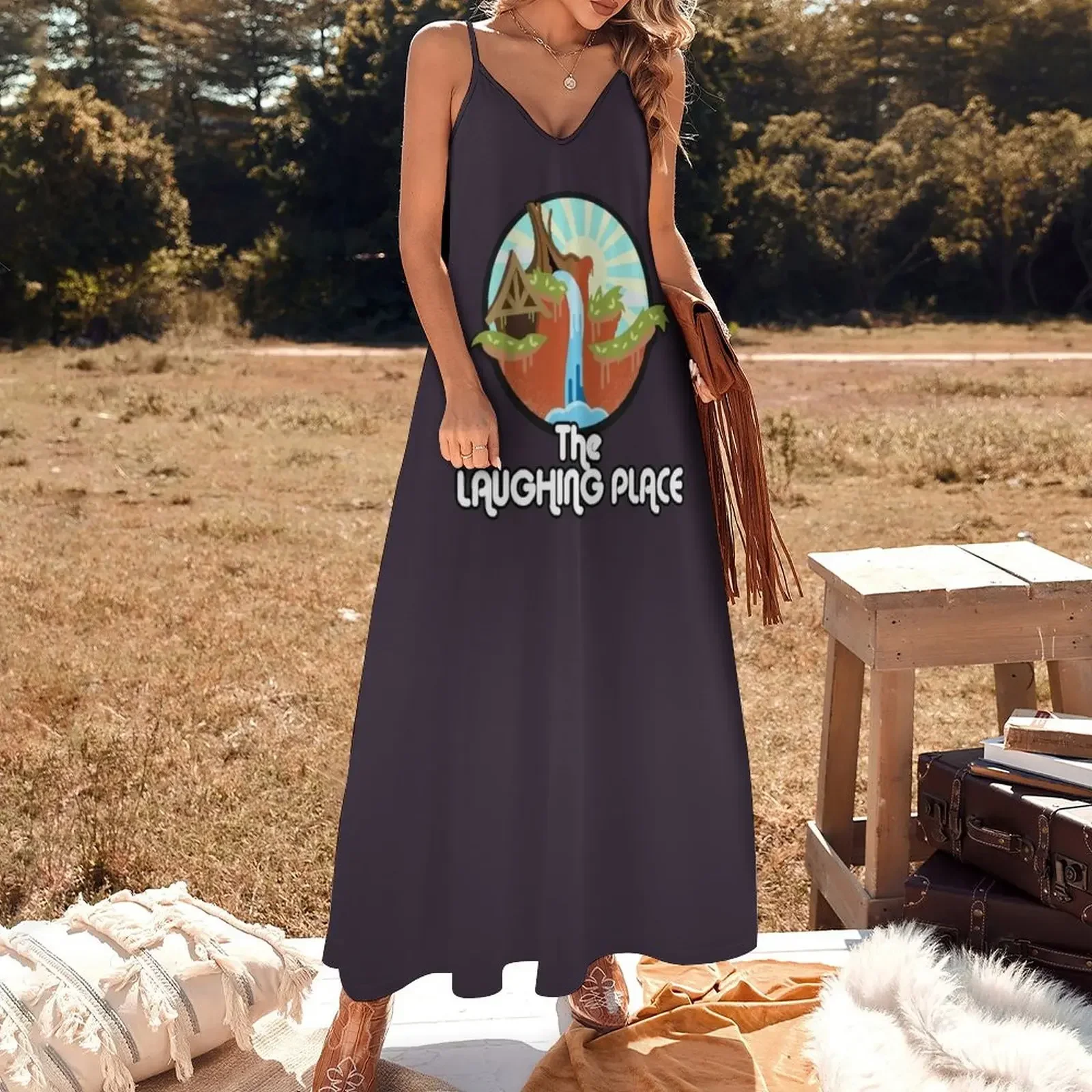 The Laughing Place Sleeveless Dress Dresses gala long sleeve dress birthday dress elegant