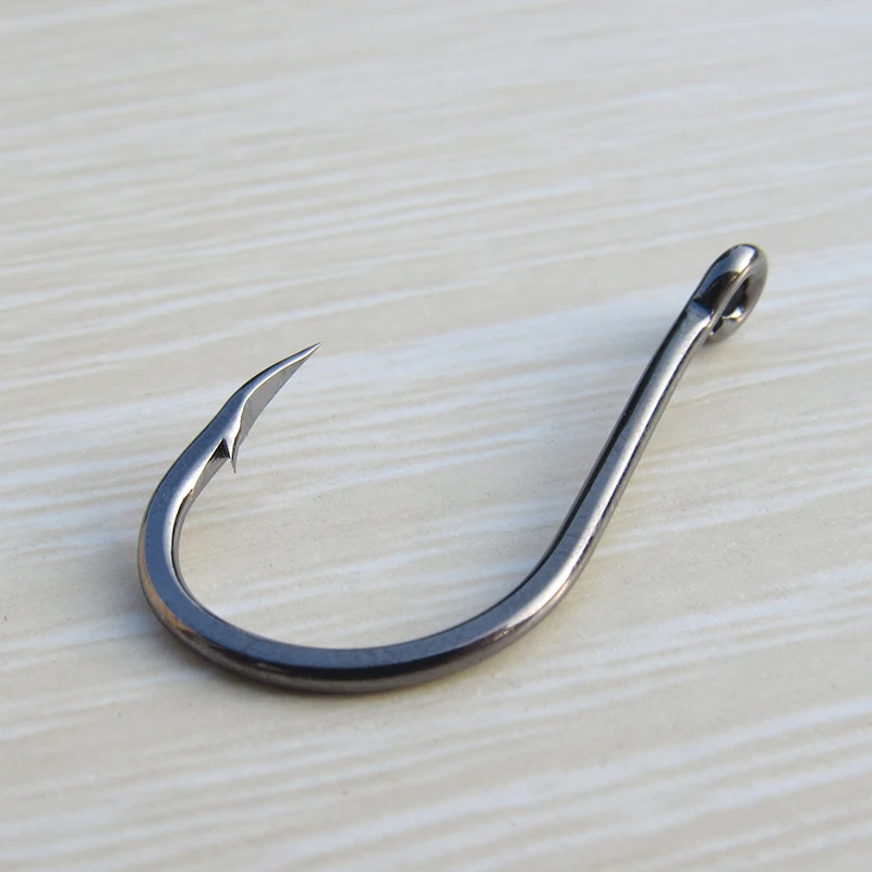 خطاف صيد عالي الجودة ومتين من الفولاذ الكربوني العالي خطاف صيد السمك أدوات صيد السمك السائبة #5