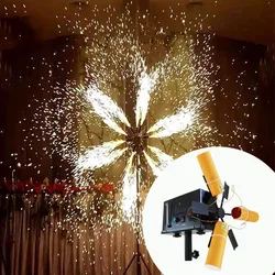 Máquina de fuegos artificiales de chispa fría con Control remoto, efecto de escenario, máquina de fuegos artificiales, boda, fiesta, evento
