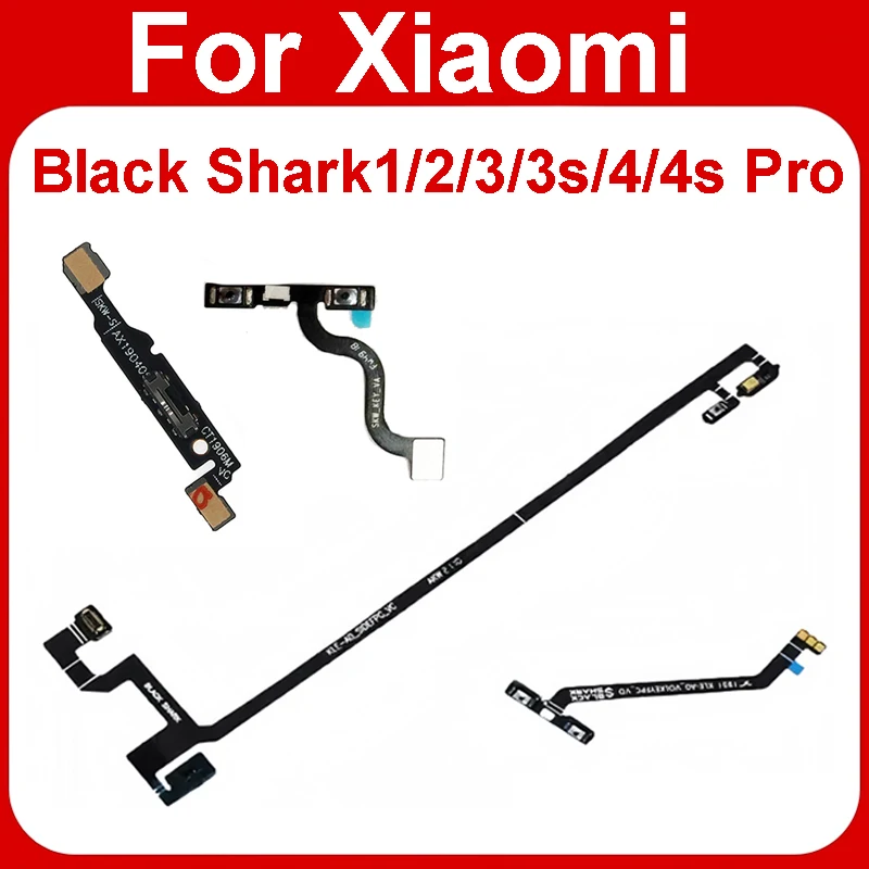 For Xiaomi Black Shark 3S 2 3 4 Pro 4s 4s Pro Power Side Button Volume Control Keypad Flex Ribbon ON OFF Power Volume Flex Cable