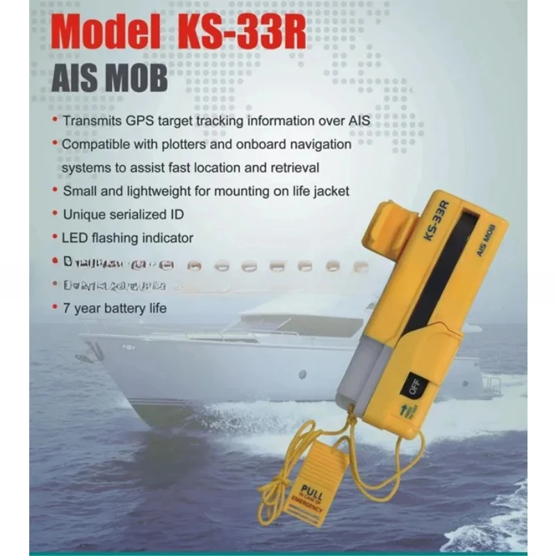 for KS-33R AIS-MOB Personal Locator Beacon Tracker Smartfind AIS MOB