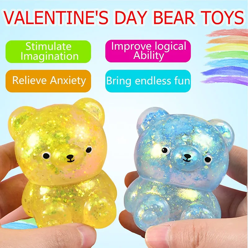 Kreatywny miękki miś Kawaii Squishy Toys Sensoryczna zabawka antystresowa dla dzieci z powolnym odbiciem na przyjęcia Klasy nagród