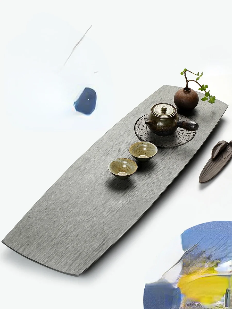 

Natural Ugin Stone Tea Tray Large Home Simple Stone Tea Table Japanese Modern Zen Kung Fu Tea Set Tray