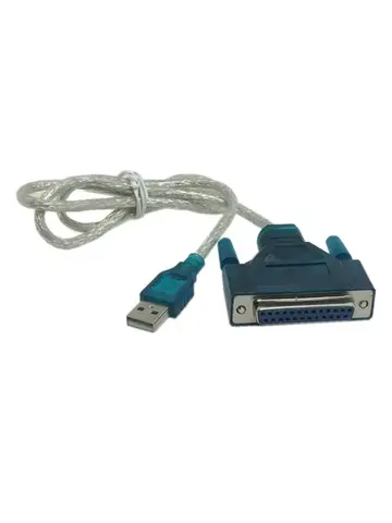 USB 2.0 To 25 Pin DB25 Female Parallel Port Cable IEEE 1284 12Mbps Parallel Printer Adapter Cable for Computer PC Laptop