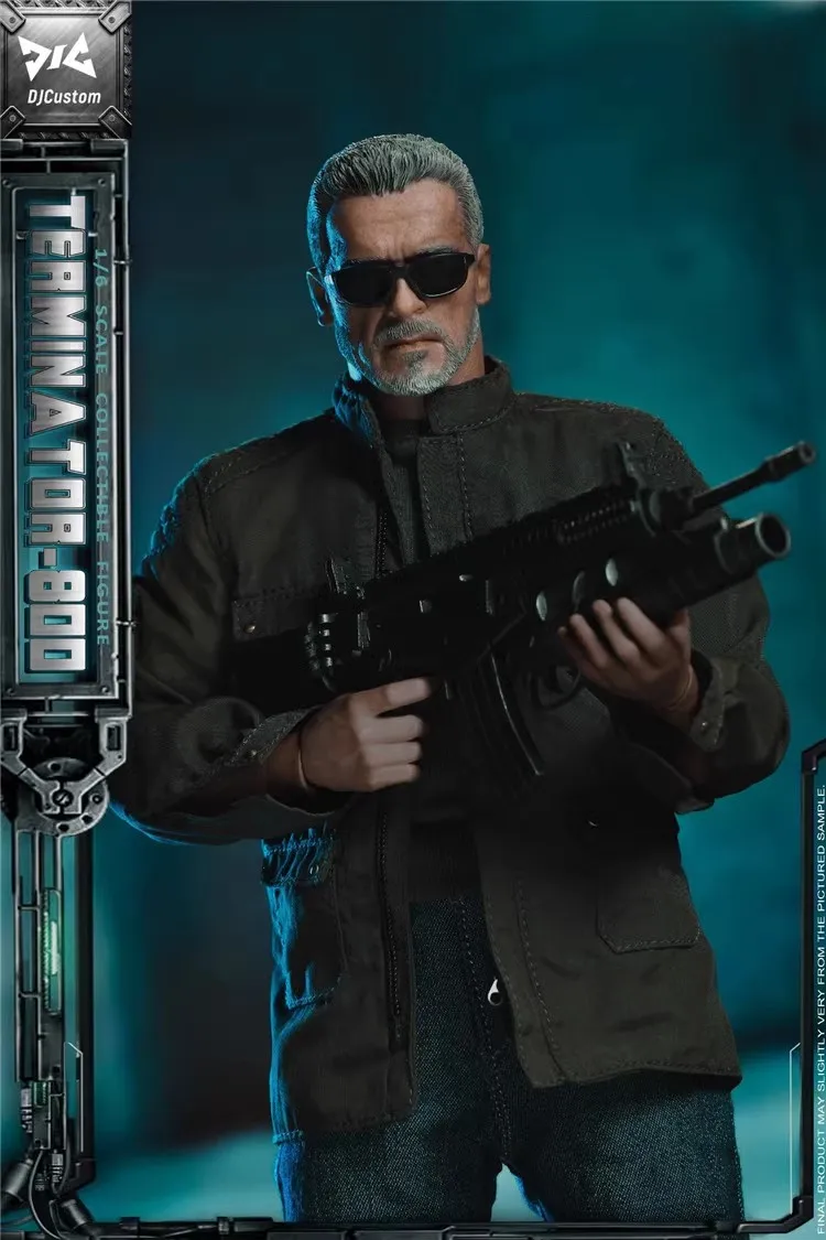 DJ-CUSTOM NO-16004 1/6 Soldier Terminator T800 Full Set 12'' Action Figures Model Toy In Stock