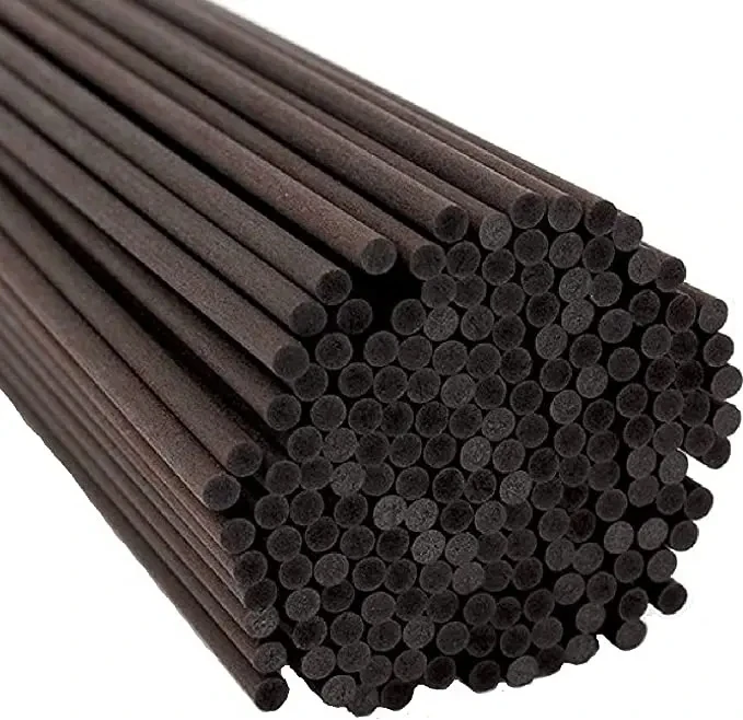 100PCS L50/40CM X Dia5/4/3MM High Quality Home Black Reed Fiber Diffuser Rods,Aromatherapy Rattan Sticks Perfume Accessories