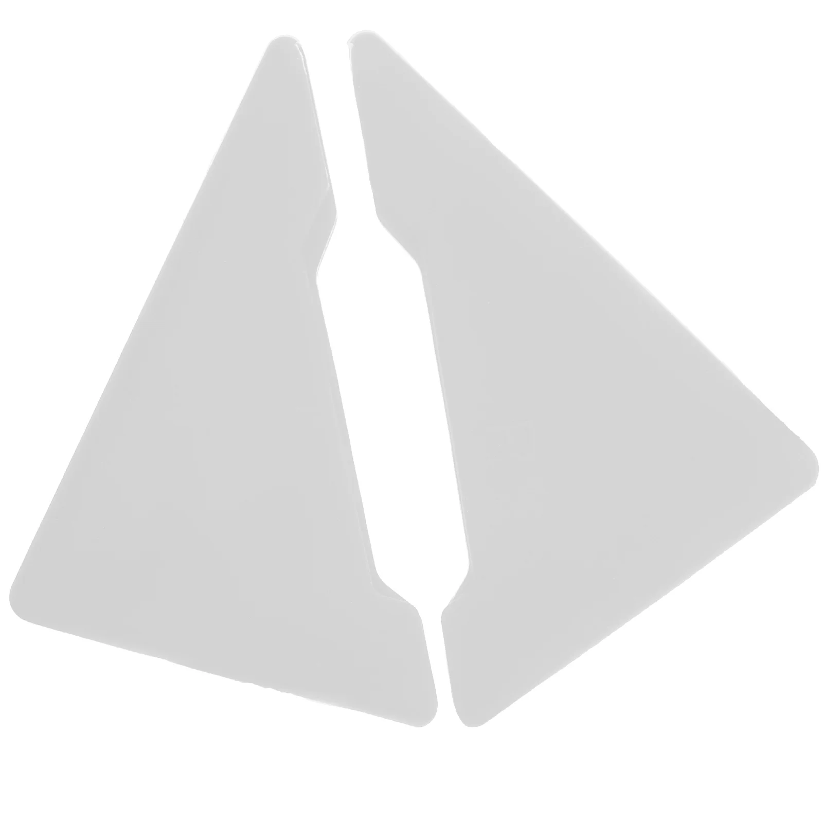 

2 Pcs Automotive Car Door Protector Guards Anti-collision Corner Padding White Holder for