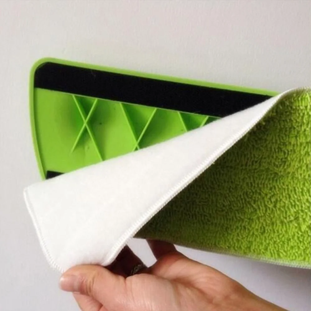 Microfiber Flat Mop Replacement Pad, Hook & Loop Mop Cloth Cover, Reusable Washable Floor Cleaning Refill Pad