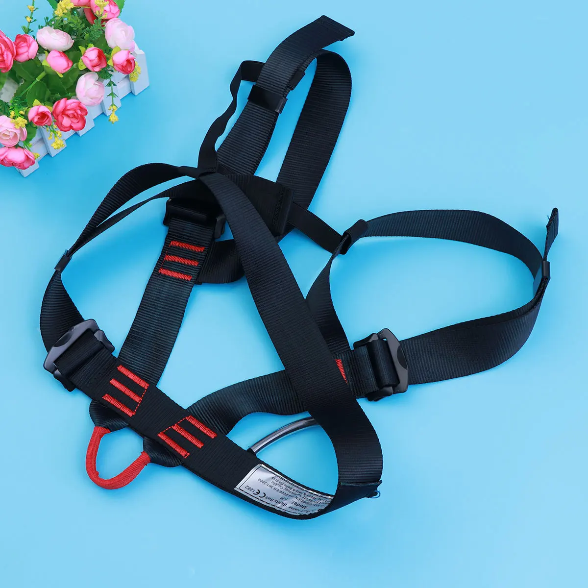 Climbing Safety Harness Adjustable For Mountaineering Rappelling Fire Rescue Working Outdoor Camping Climbing
