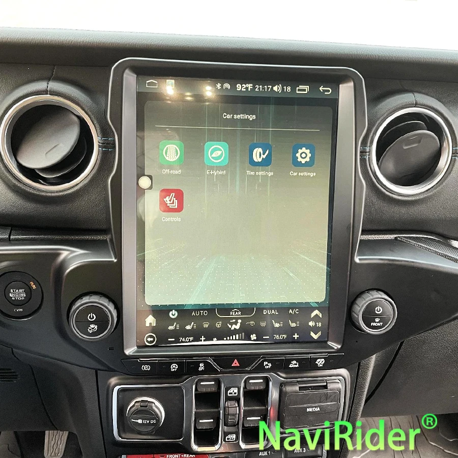 Android Touch Screen For Jeep Wrangler 2020 2021 2022 GPS Navigation Carplay Car Radio Multimedia Video Player Stereo Head Unit