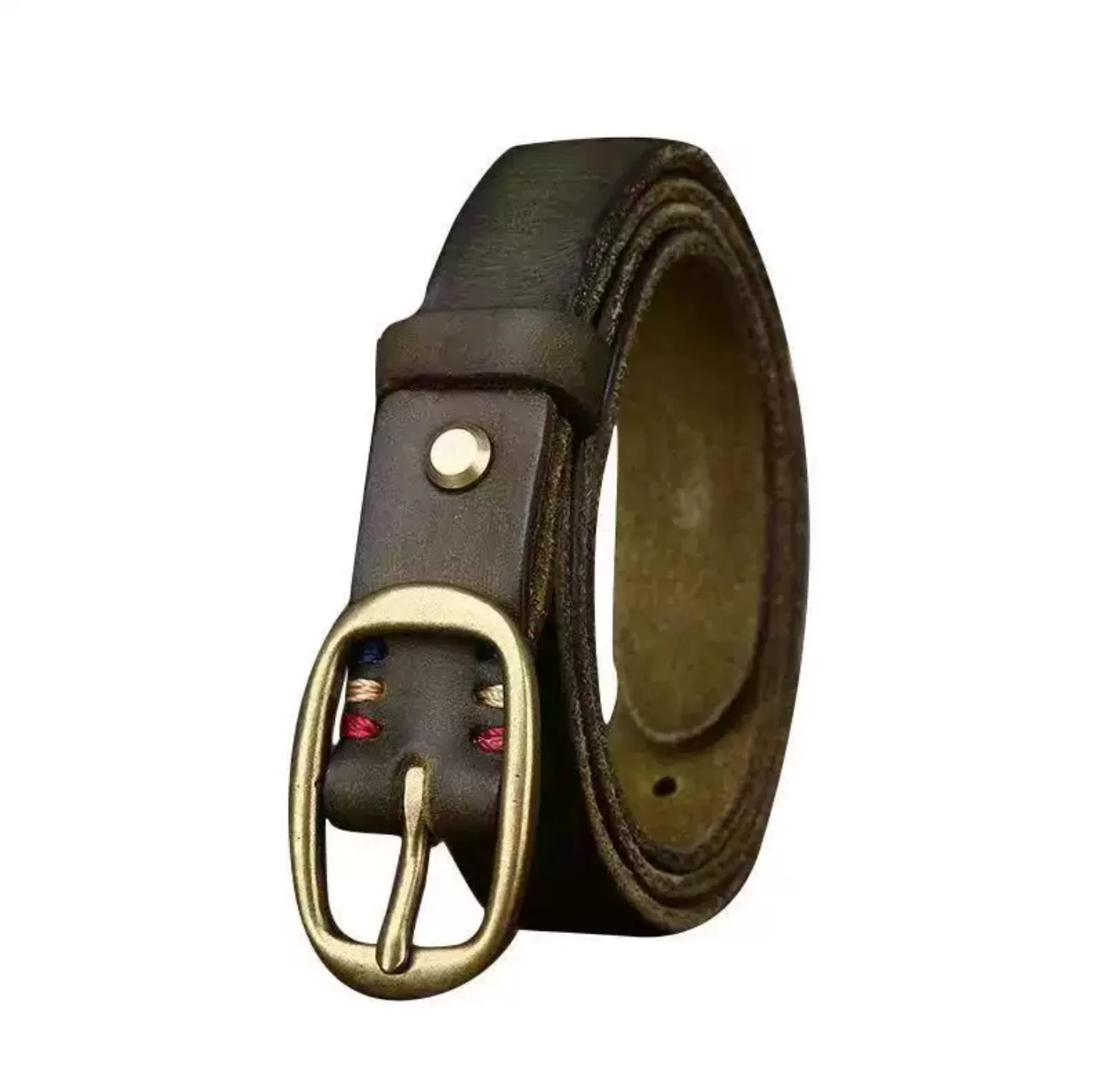

2.3 cm wide fashionable retro belt, suitable for women, luxurious high-end leather belt, fashionable