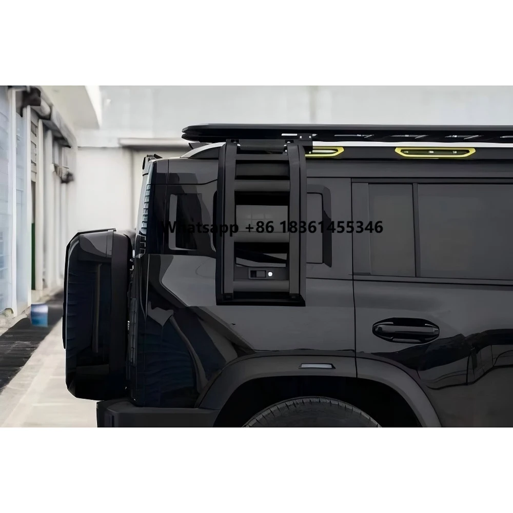 

FOLDING LADDER For ICAR03 J6 Folding Ladder 4x4 Off Road Aluminum Foldable Roof Side Ladder