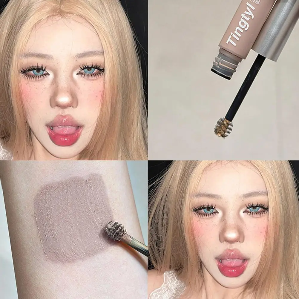Potenciador de cejas Natural, tinte en Gel, máscara resistente al agua, secado rápido, tatuaje de cejas, a prueba de manchas y maquillaje de pestañas de larga duración