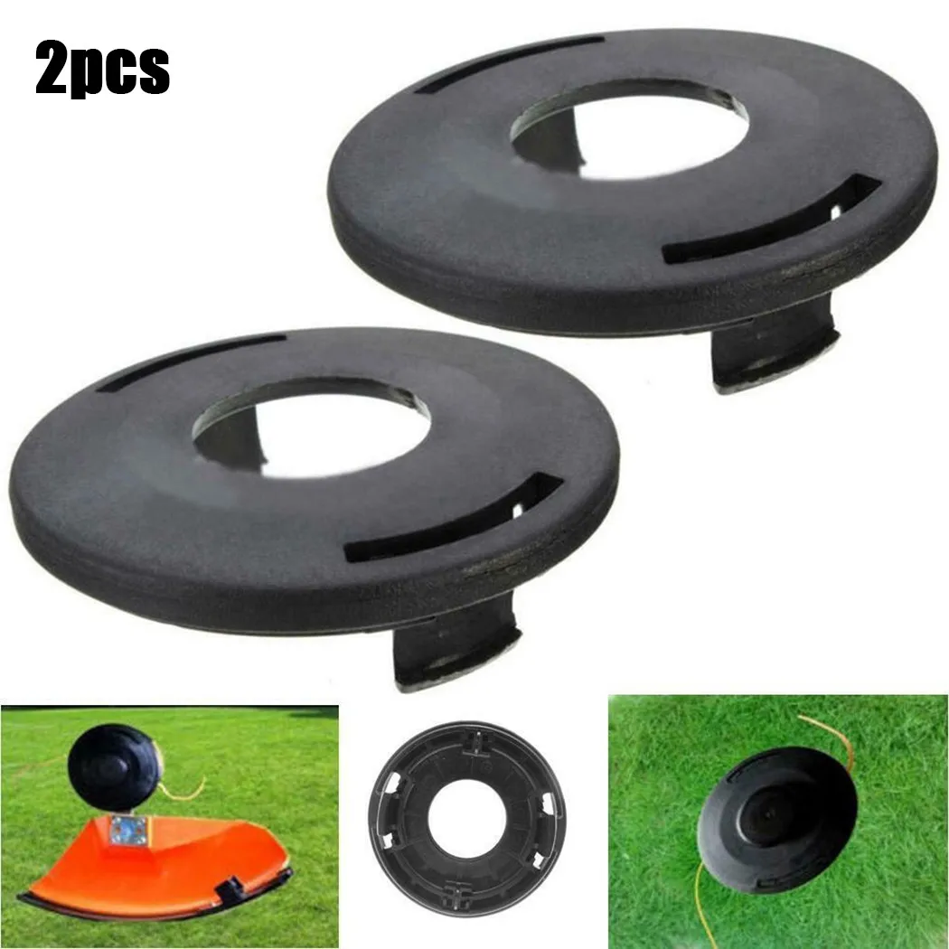 Black Trimmer Head Cap 25-2 Lawn Mowers Parts Replacement String Trimmer Parts Accessory Hot New Sale Practical