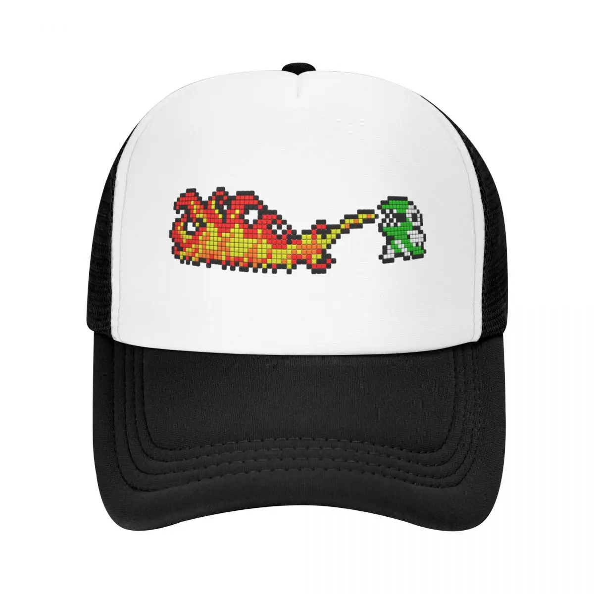 

Dig Dug Fygar Flame Baseball Cap Thermal Visor Luxury Man Hat Beach Sunscreen Women's Golf Clothing Men's