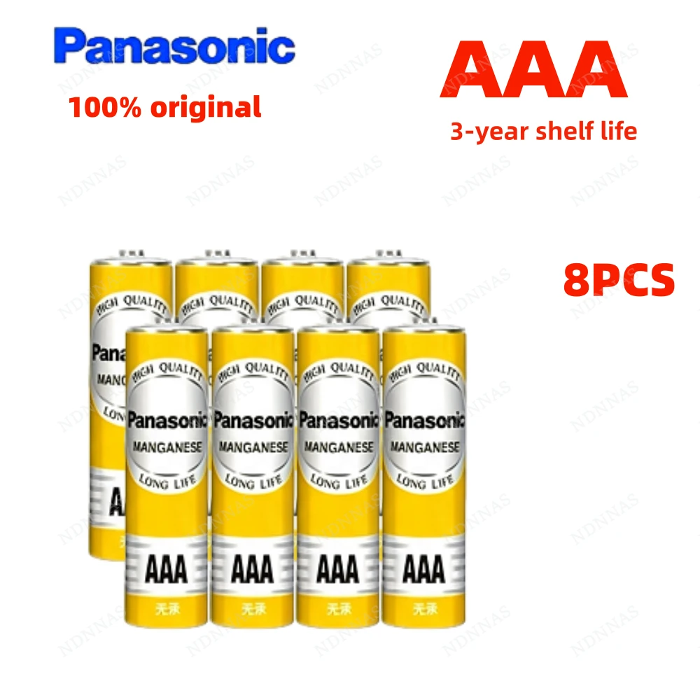 NIEUWE Panasonic 9V 6F22 AAA AA C D R03 R6 R14 R20 Droge Batterijen Voor Rookmelder Multimeter Metaaldetector Deurbel Walkie Talkie