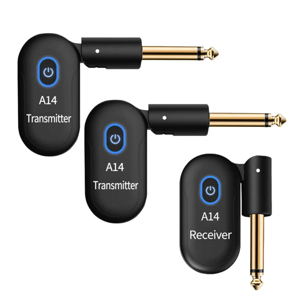 Innowacyjna konstrukcja Przenośny bezprzewodowy system transmisji gitarowej z dwoma kanałami działającymi o częstotliwości 2 4 GHz