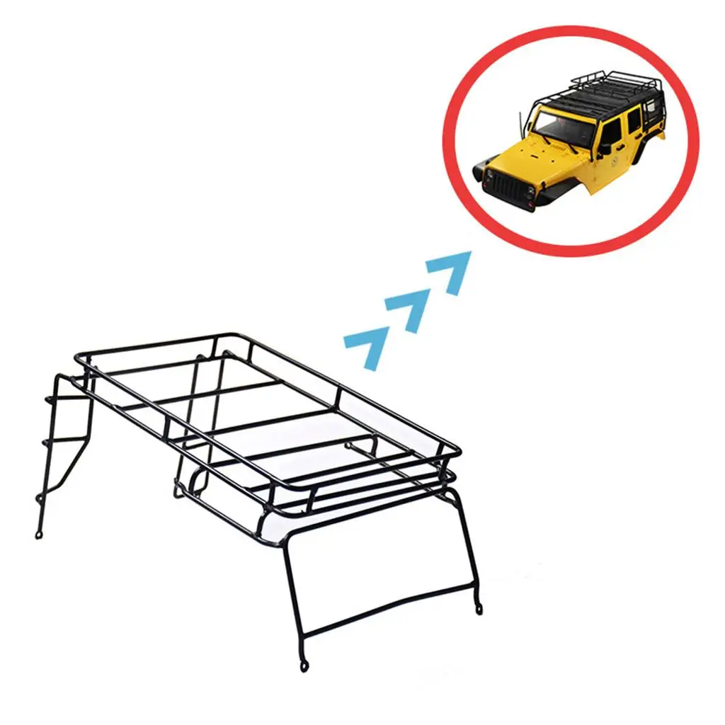 1:10 Scale Roof Rack Luggage Carrier for  D90 RC Crawlers Upgrade Parts