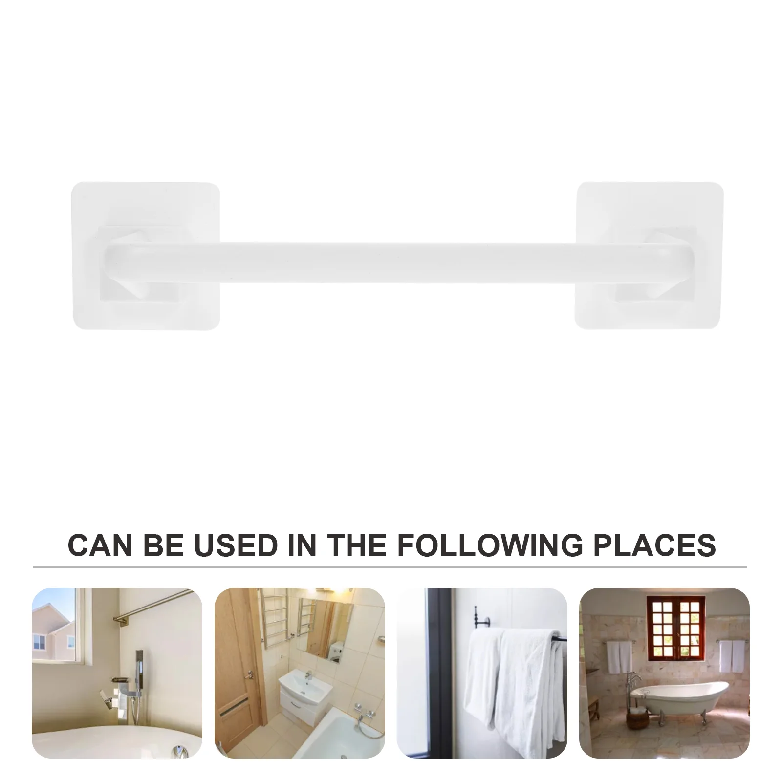 Storage Rack Multi-functional Towel Wall Mount Wall-mounted Bar Wooden Full-size Washcloth Holder Racks Abs Bath Dish Hanger