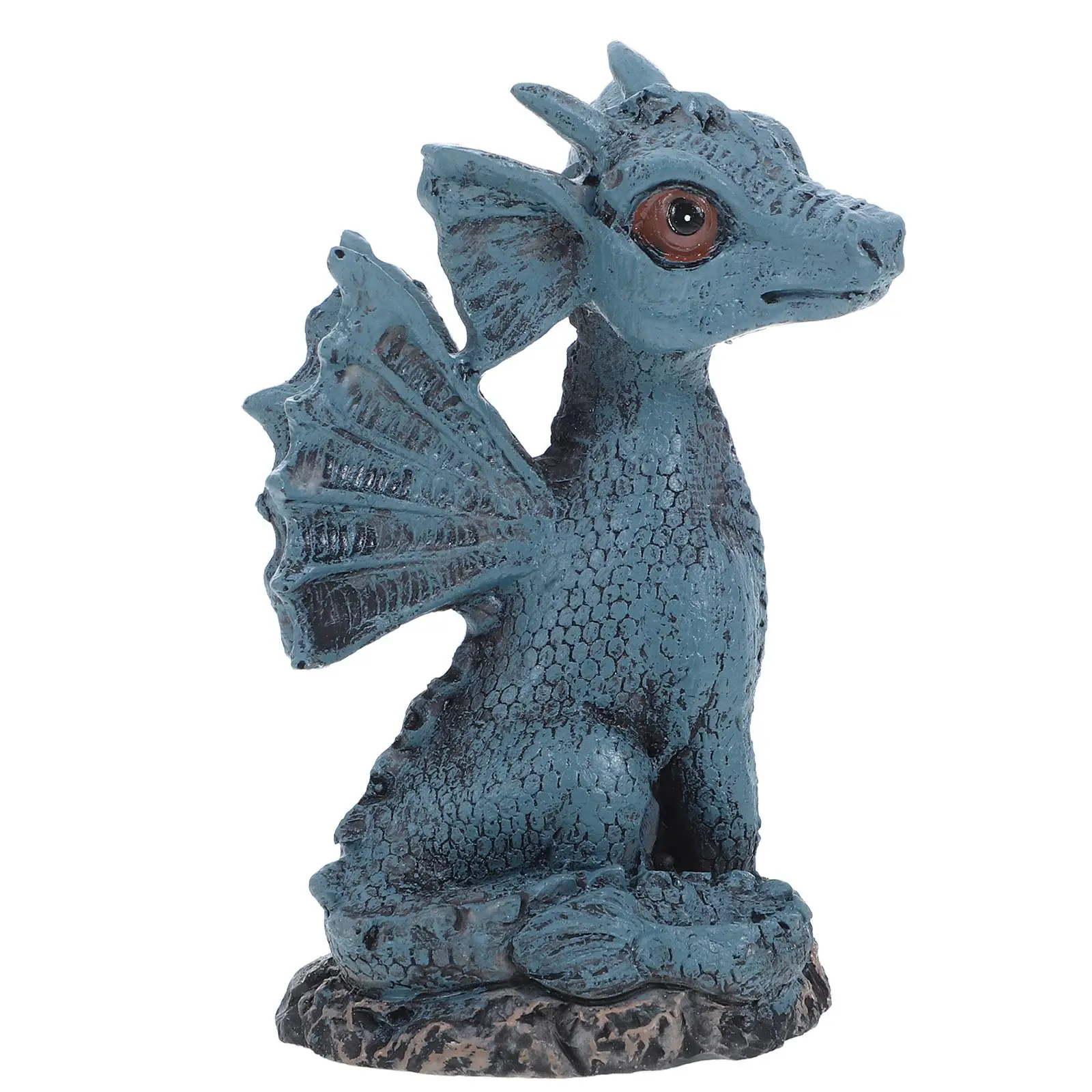 

Cute Dragon Resin Micro Landscape Garden Dragon Outdoor Statues Decor Statue Outdoor Decoration Mini Model Table Decor