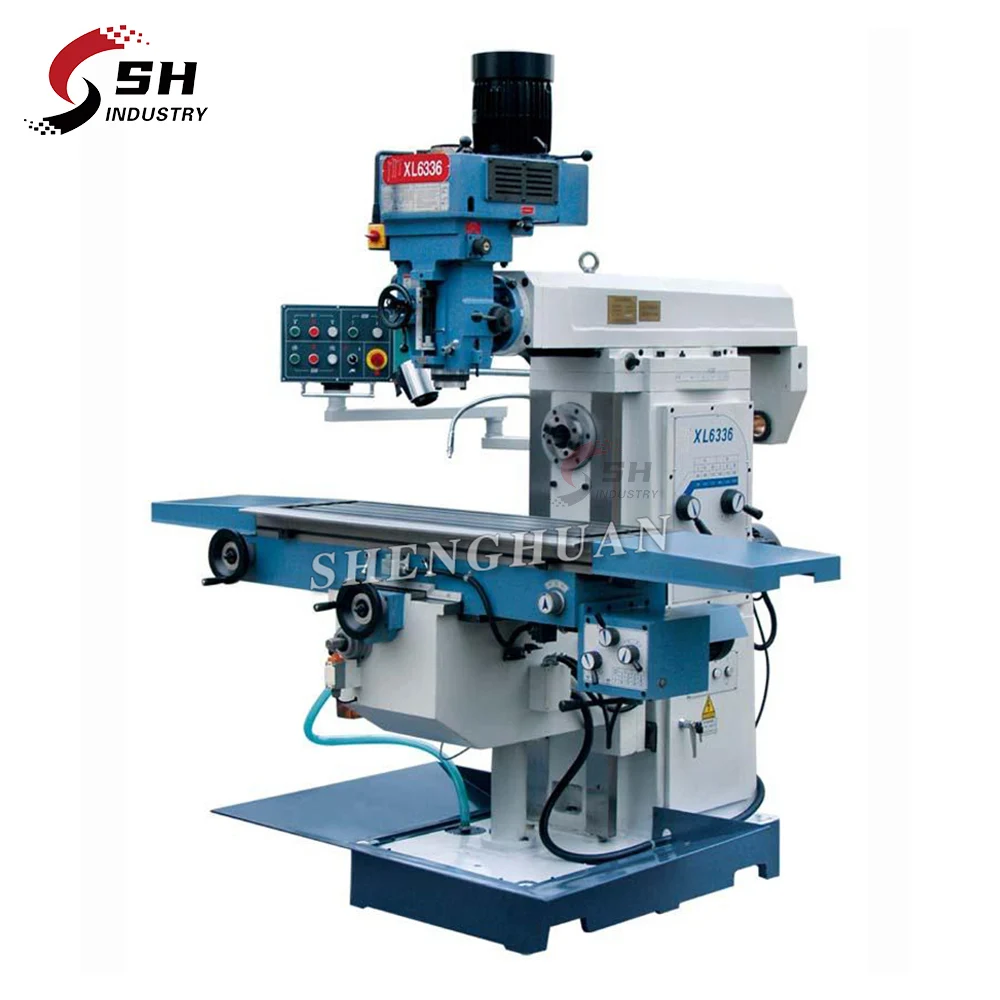 ShengHuan Heavy Duty Vertical Taiwan Head X6336 Universal CNC Milling Machine Competitive Price 220V/380V 1 Year Warranty