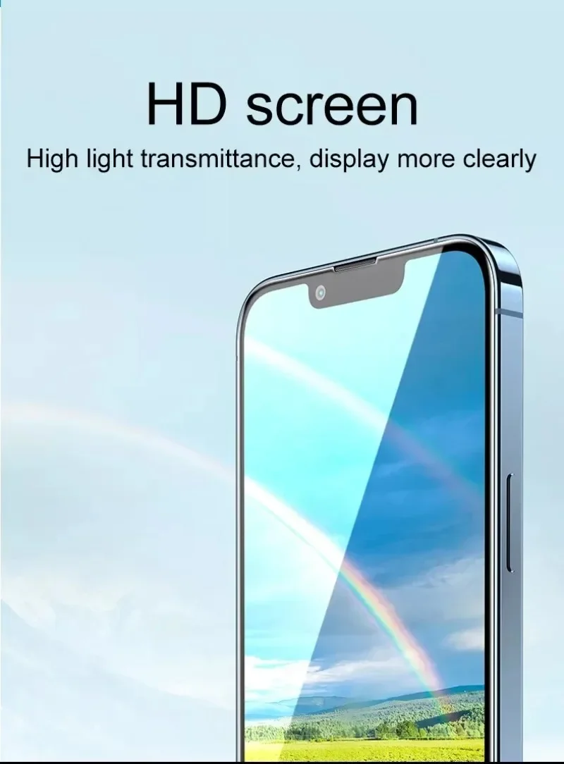 9D Protective Glass Screen Protector for iPhone 16 14 13 12 11 Pro Max Mini 7 8 Plus Tempered Glass for IPhone 11 15 XR XS MAX