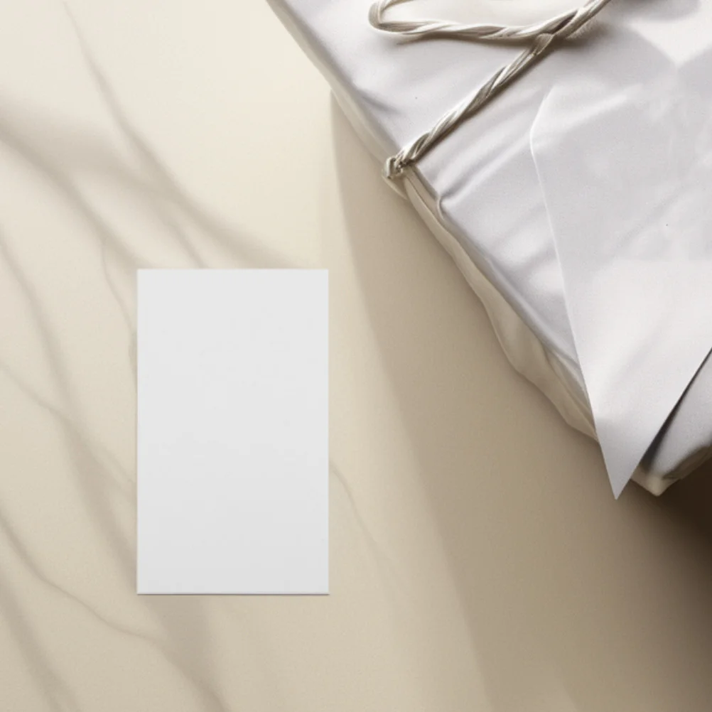 100 pcs Blank Cards Mini Note Cards Smooth Paper Compact Size For Writing Study Flashcards Memo Pads Notepads Stationery