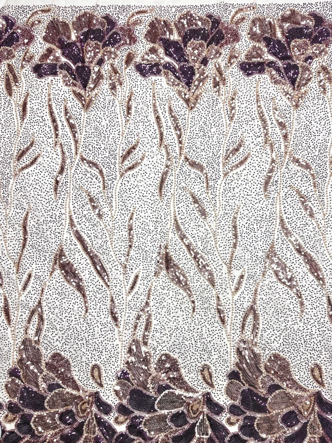 

Новейшая роскошная ткань высшего качества 2026 года: элегантное ультрамягкое сетчатое кружево с пайетками и бисером для свадебных и вечерних платьев U_GE5689