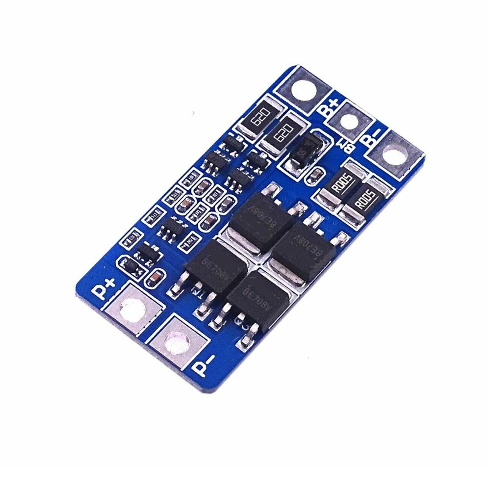 5PCS 2S 7.4V 8.4V 10A Lithium Battery Charge Protection Board Balancer Equalizer Protection Board For HX-2S-JH20 Power Tool Part