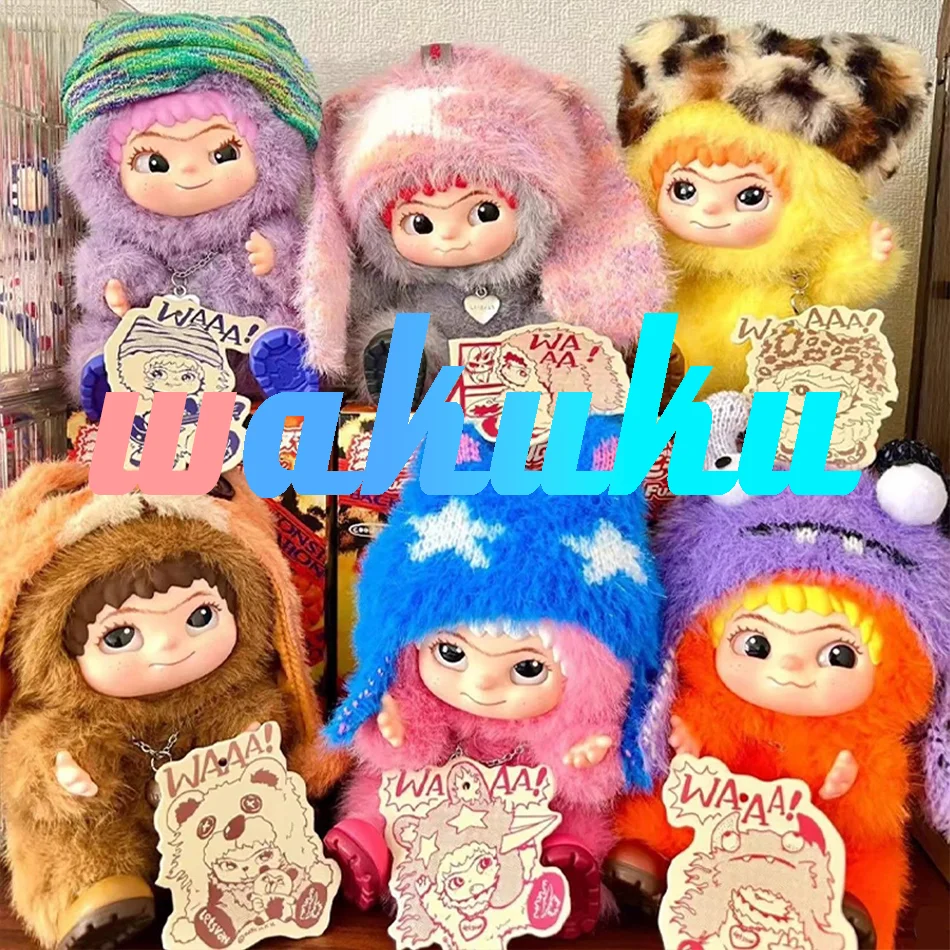 Kotak Misteri Figur Aksi Wakuku Lucu, Tas Gantungan Boneka Kejutan, Hadiah Mainan, Pesta Seru Trendy Wakuku