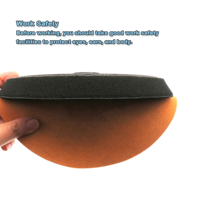 Hook & Loop Sanding Pad 9 6 Lỗ Đánh Bóng Tường Đĩa Đánh Bóng Công Cụ Mài Drosphip