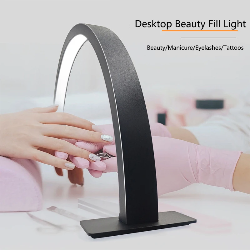 NewHotSale Free Shipping Nail Lamp Beauty Lamp Half Moon Shaped Beauty Eye ProtectionLEDSimple Shape Special NailBeauty Led Lamp