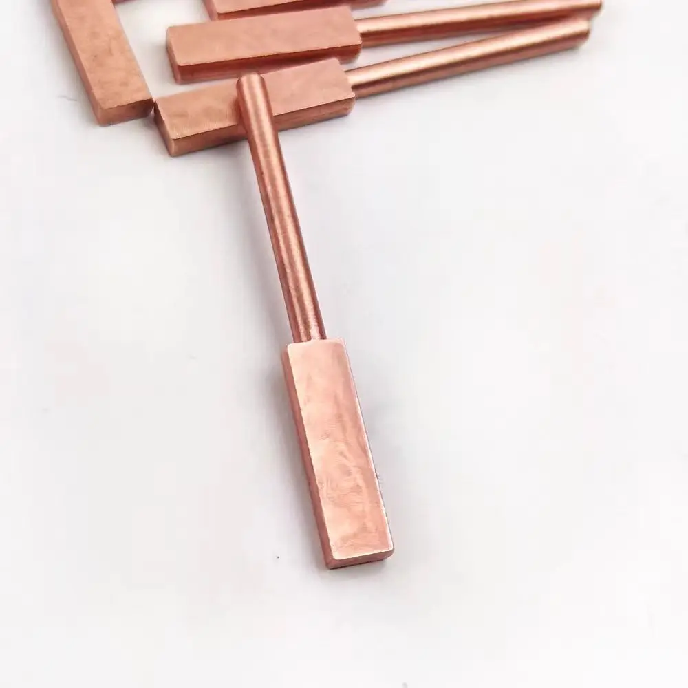 إبرة لحام مخروطية الشكل 6 × 50 × 3 أكسيد الألومنيوم النحاس 18650 بطارية ليثيوم لحام البقعة قضيب نحاسي رأس القطب الكهربائي، يتشتت #6