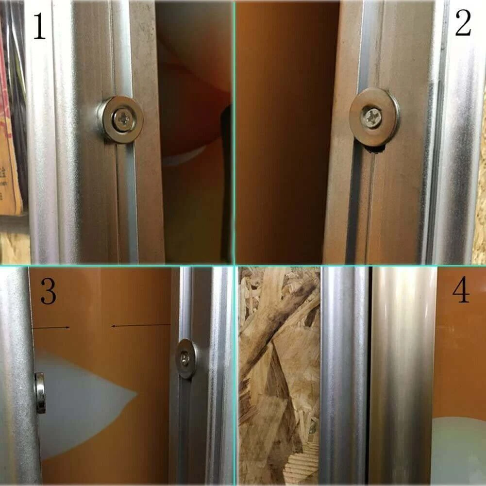 Set Magnet verriegelung Schrank tür Magnet Metall Magnets chrank Verschluss Set Verschluss verriegelung Küche ziehen hohe Qualität