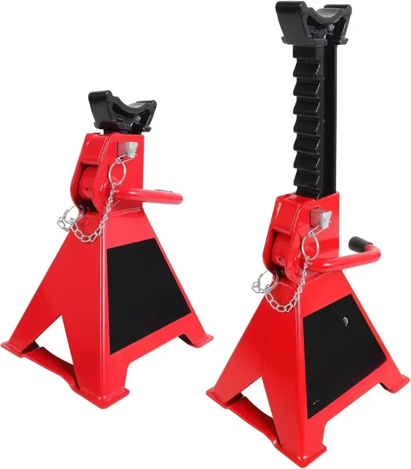 

Heavy duty 3 ton car jack bracket steel structure with double lock and big foot base for car lift 1 pair