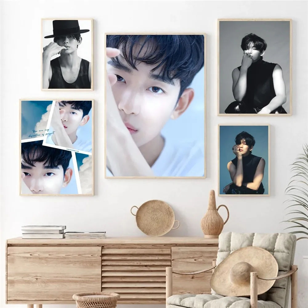 Korean Actor Kim Soo Hyun Poster Paper Print Home Living Room Bedroom Entrance Bar Cafe Art Painting Decoration