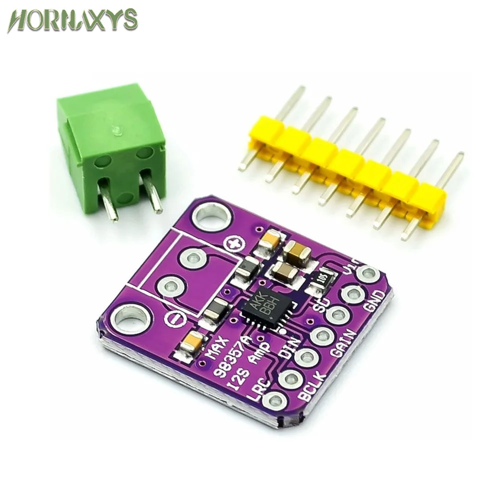 10/1pcs MAX98357 I2S 3W Class D Amplifier Breakout Interface Dac Decoder Module Filterless Audio Board For Raspberry Pi Esp32 view 3