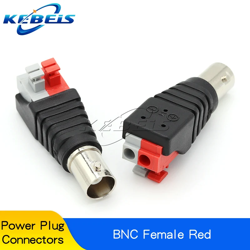 2/5/10 Stück DC 12V BNC-Steckverbinder (männlich/weiblich) 5,5*2,1mm/2,5mm Schweißfreie Stromversorgung DC-Steckeradapter Buchsen für LED-CCTV-Kameras