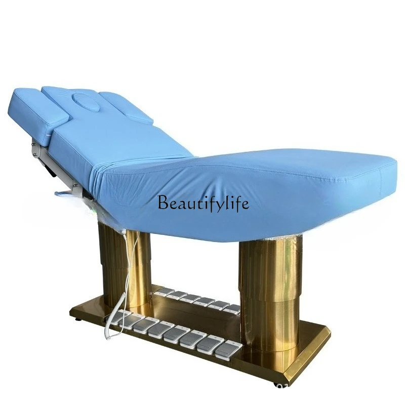 

Electric beauty folding beauty salon special tattoo bed rotating multi-function