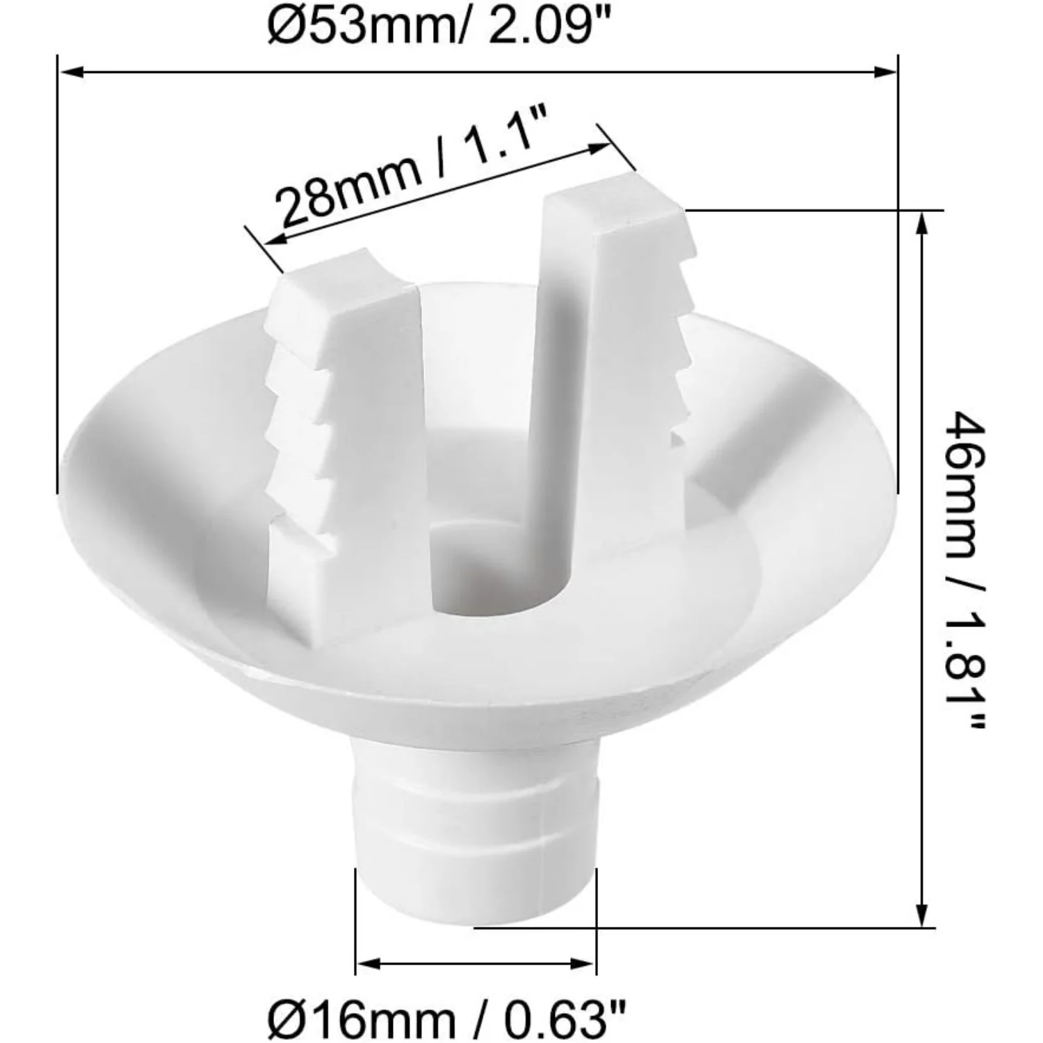 Air Conditioner Drain Hose Connector Elbow Fitting for Mini-Split Units and Window AC Unit 28mm 3Pcs