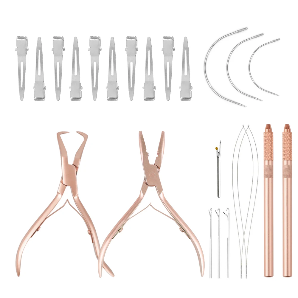 

ARLANY набор плоскогубцев для наращивания волос для микробусинок, колец, открывалка, плоскогубцы, швейные в наращивании, игла для вязания крючком, инструмент для петли для волос