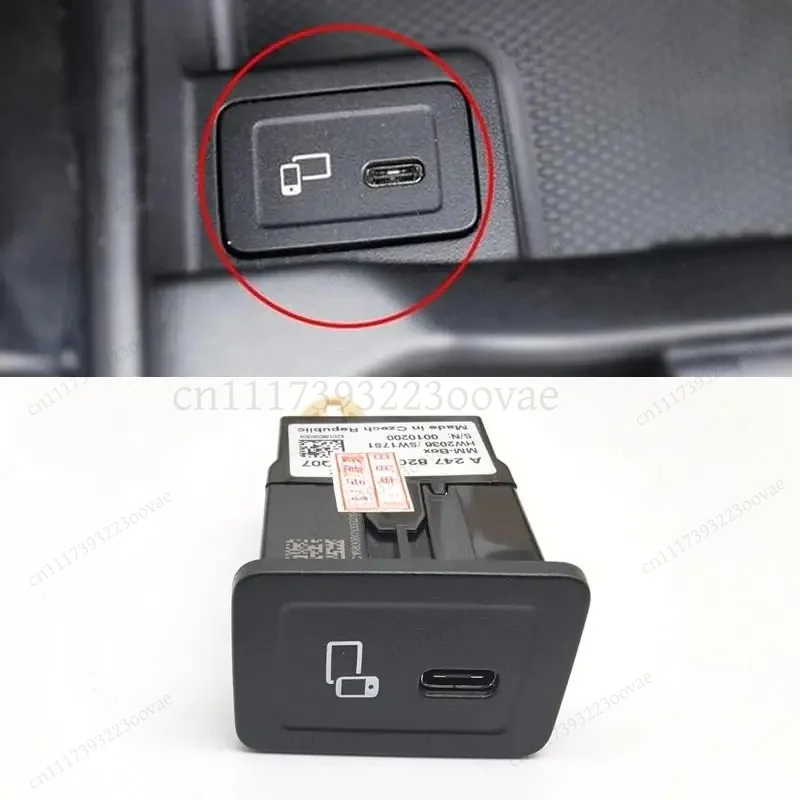 OEM USB Interface Plug SD Card Reader Type-C Model A2478203802 For Mercedes Benz A GLA B GLB Car Audio Replacement