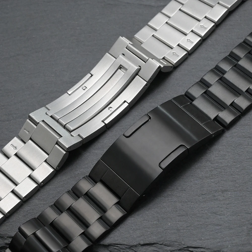 حزام معدني أسود برتقالي 22 ملم لساعة Amazfit Balance 2 Huawei Watch 4 4 Pro GT 3 GT 4 GT 5 Pro 46 ملم Ultimate Oneplus Watch 3 2 2R