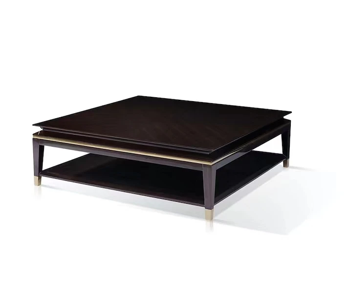 

zt-Italian Turrin Light Luxury Solid Wood Large Coffee Table Custom Villa Coffee Table Living Room Sofa Coffee Table&