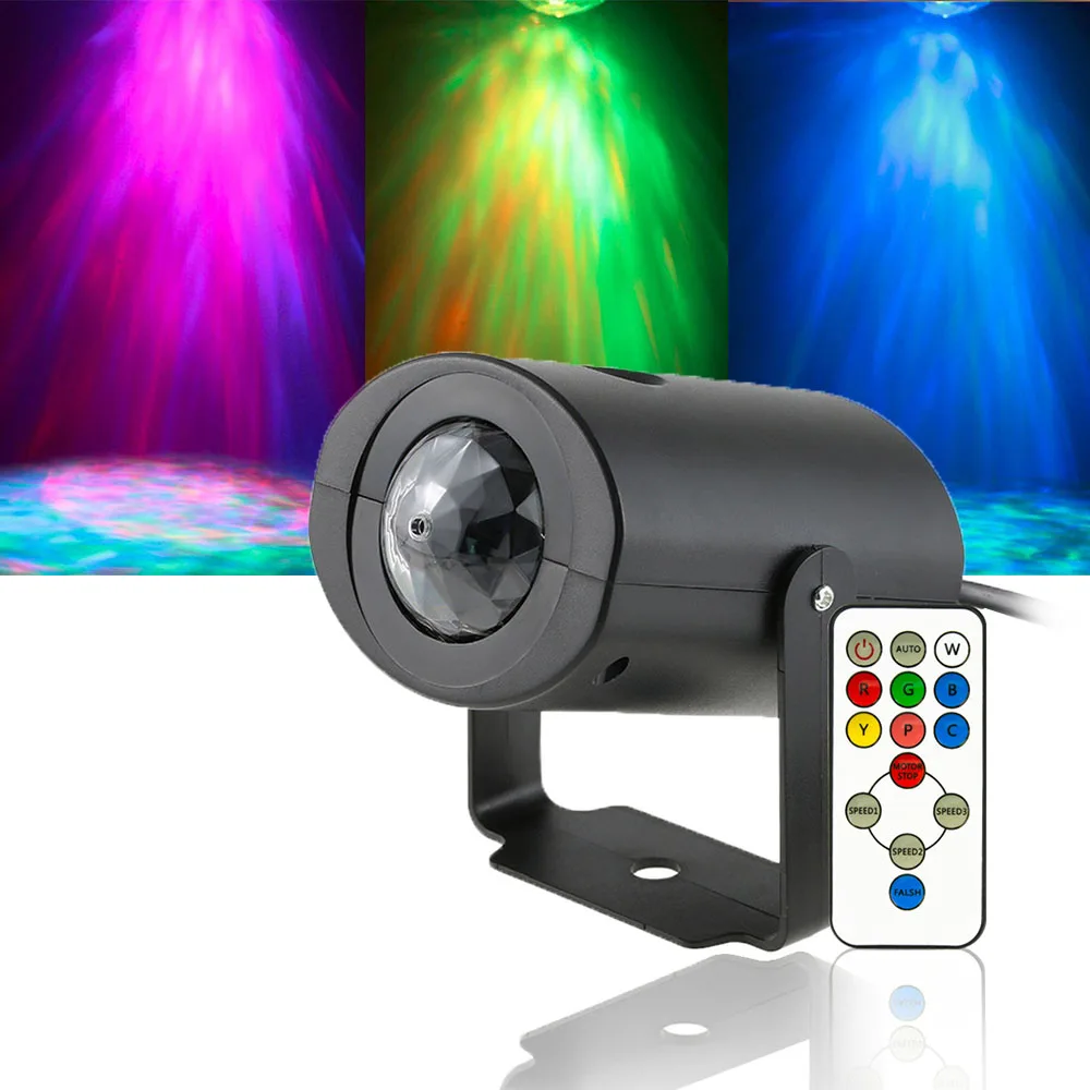 

12W LED water pattern projection light DJ bar stage disco light family party decoration light wedding mini atmosphere light